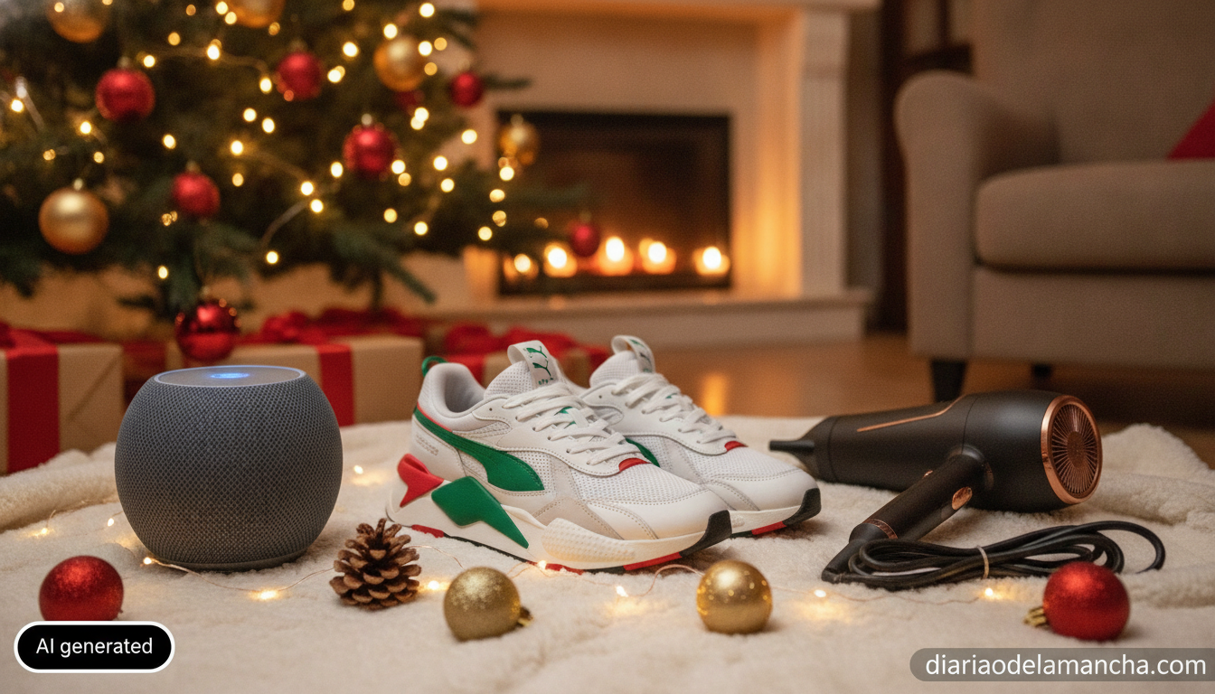 Zapatillas Puma, altavoz inteligente y secador de pelo como regalos de Navidad