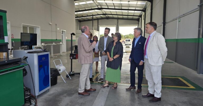 Inauguración de la nueva estación de ITV en Calzada de Oropesa, Toledo