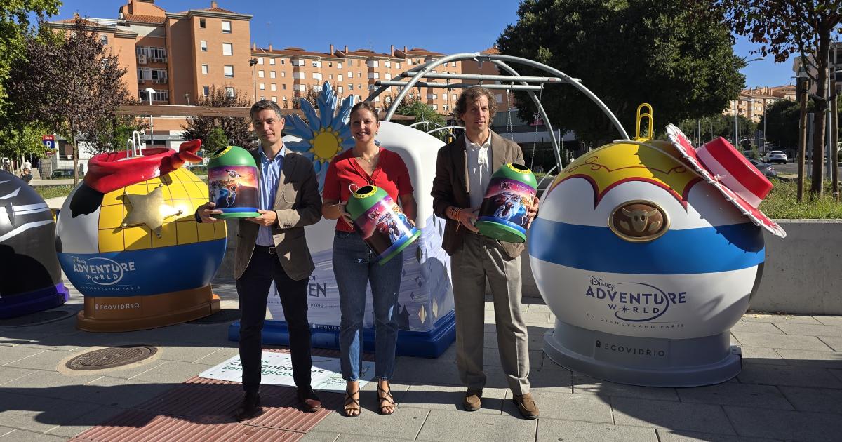 Presentación en Toledo de la campaña de reciclaje de vidrio de Disney y Ecovidrio