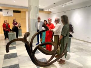 Exposición Antolomía de Justo Vicente en la Sala de Arte de Guadalajara