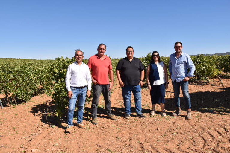 El delegado provincial de Agricultura, Ganadería y Desarrollo Rural, Rodrigo Fernández Alcalde, ha visitado en Villamayor de Santiago la explotación de Jesús Castillo