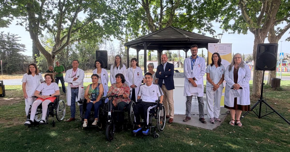 Acto del Dia Internacional de la Lesion Medular en el Hospital Nacional de Paraplejicos de Toledo