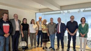 Inauguración de la exposición de cerámica en el museo Ruiz de Luna