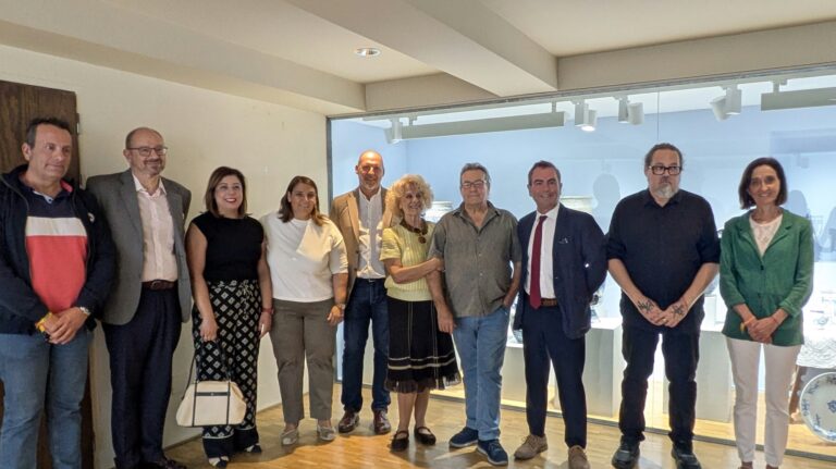 Inauguración de la exposición de cerámica en el museo Ruiz de Luna