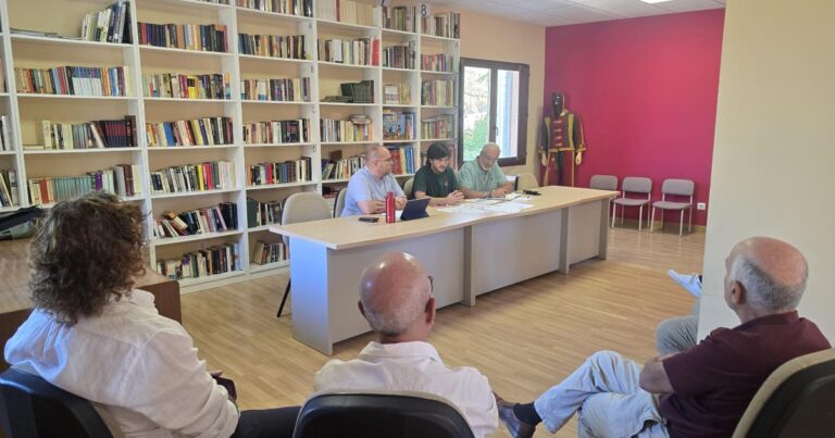 Reunion del delegado de Desarrollo Sostenible con alcaldes y la Mancomunidad de Aguas de La Muela