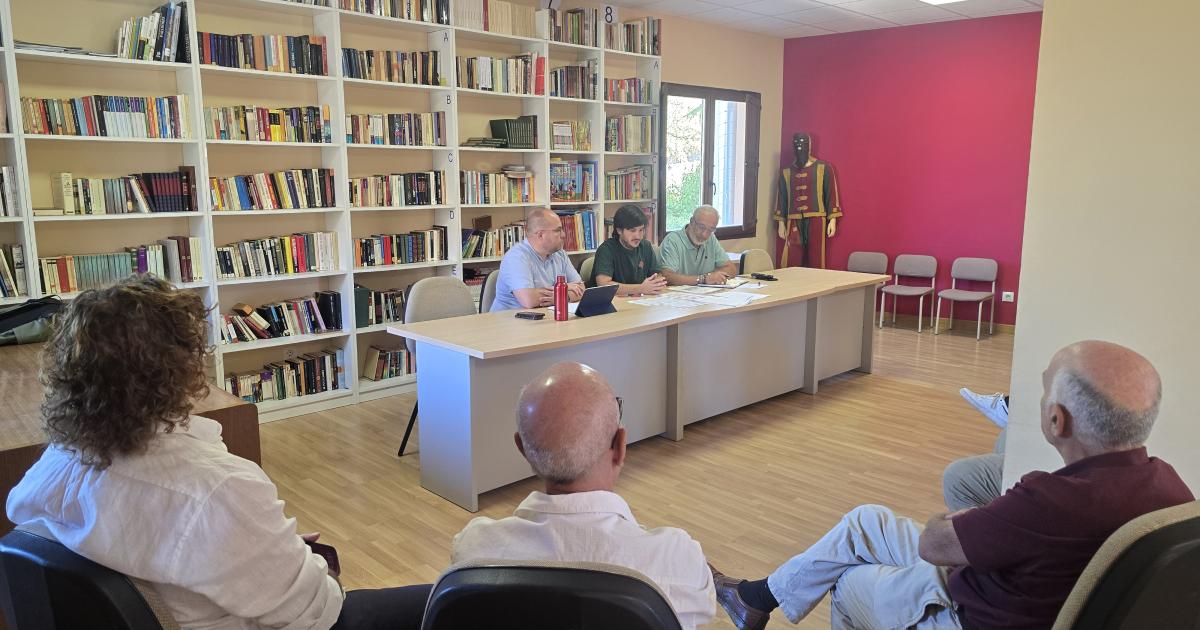 Reunion del delegado de Desarrollo Sostenible con alcaldes y la Mancomunidad de Aguas de La Muela