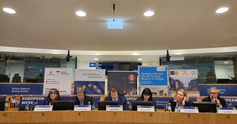 Susana Jara interviene en Bruselas en un debate sobre la Política de Cohesión europea
