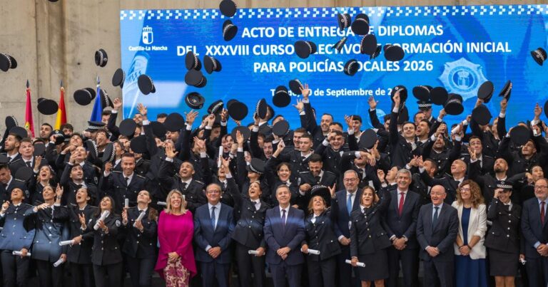 Acto de clausura del XXXVIII Curso Selectivo de Policía Local en Toledo