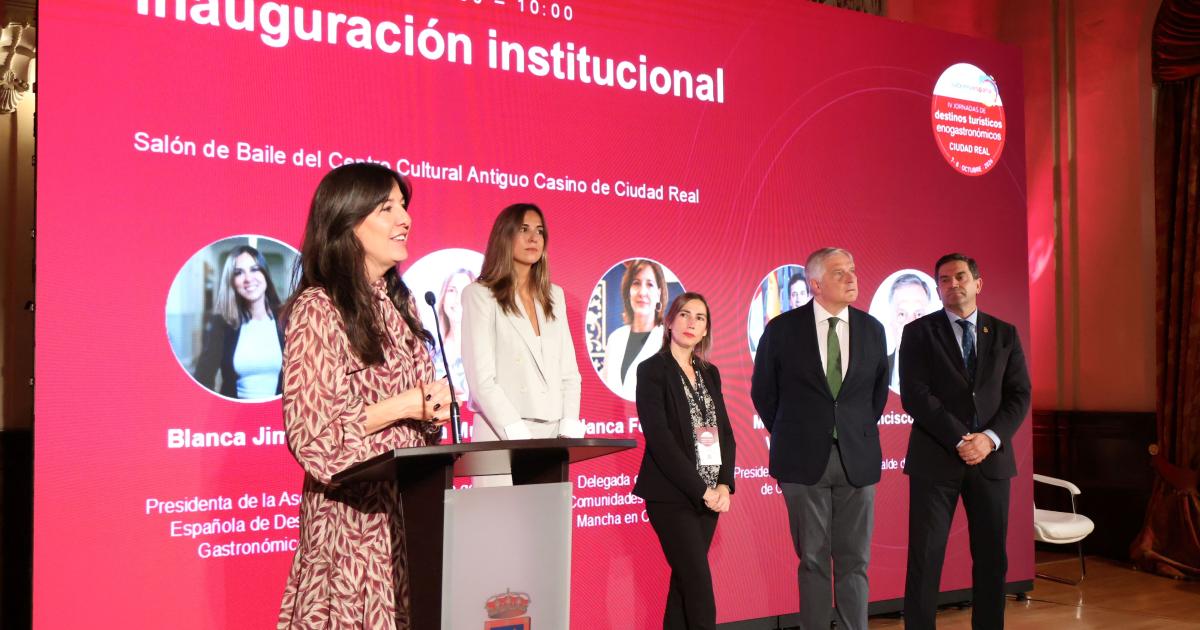Blanca Fernández en las jornadas Saborea España de Ciudad Real