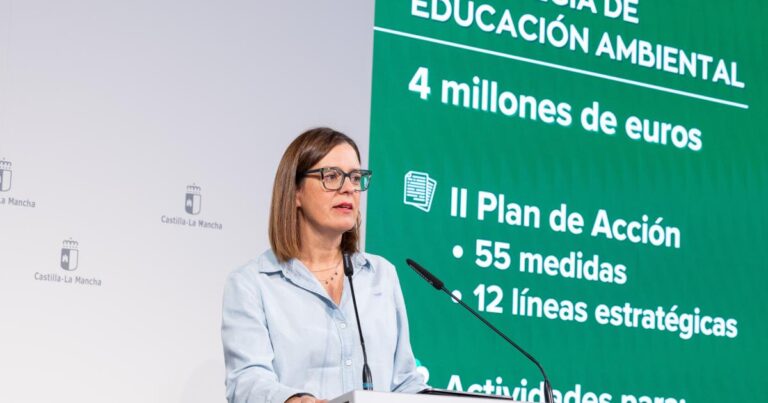 Imagen institucional de la Estrategia de Educación Ambiental de Castilla-La Mancha