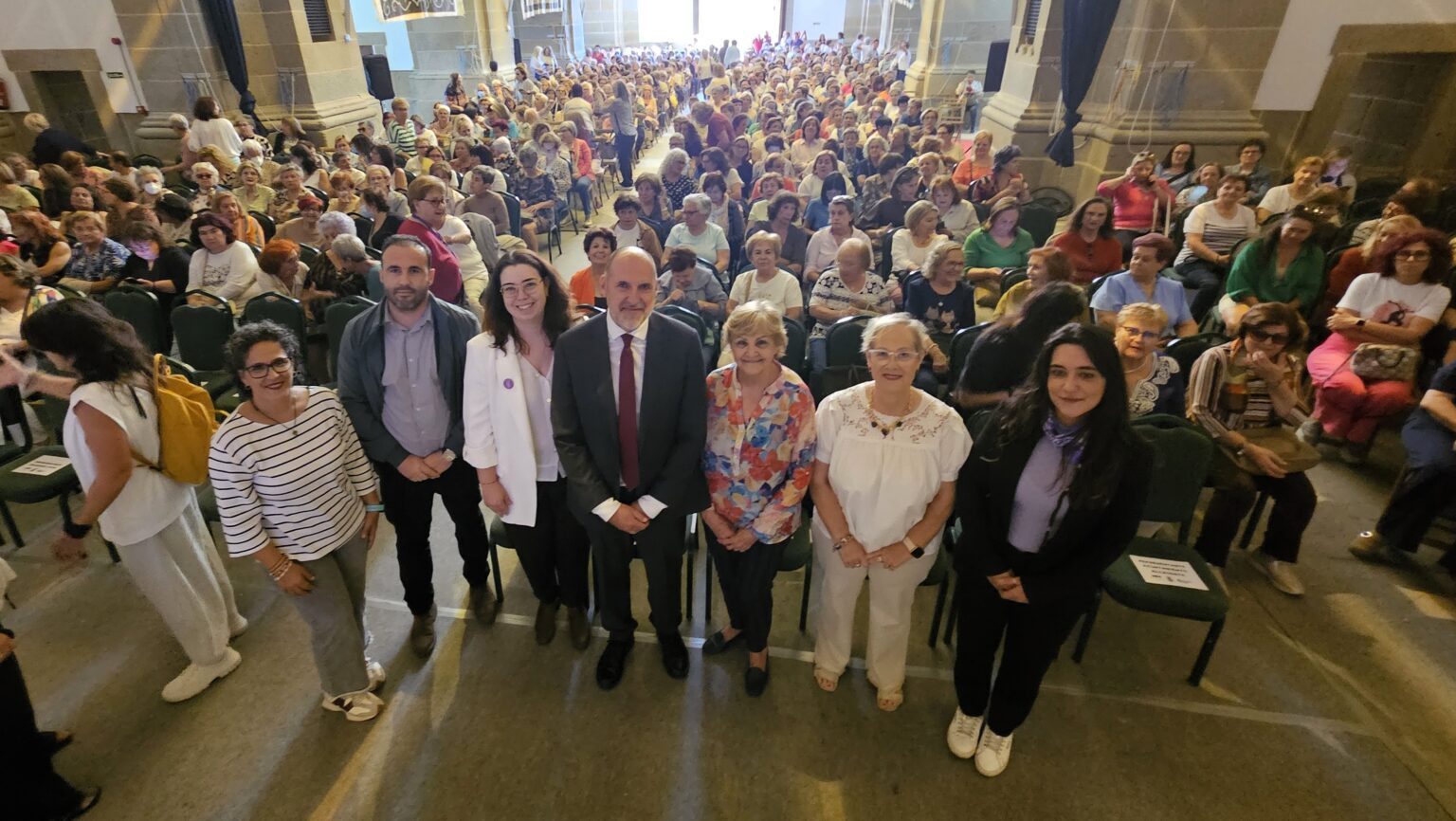 Nuria Cogolludo y David Gomez en el XX Encuentro de Asociaciones de Mujeres de la Campana de Oropesa