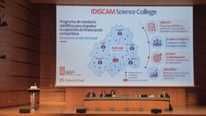 Presentacion del programa IDISCAM Science College en las jornadas de REGIC