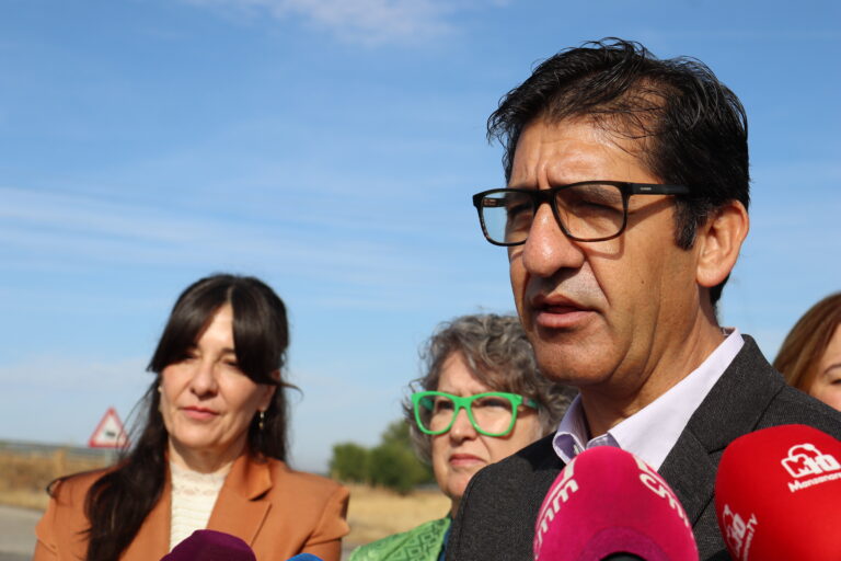 Jose Manuel Caballero, vicepresidente segundo del Gobierno de Castilla-La Mancha, en Puertollano