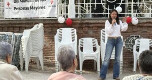 Acto del Dia Internacional de las Personas Mayores en el parque de la Concordia de Guadalajara