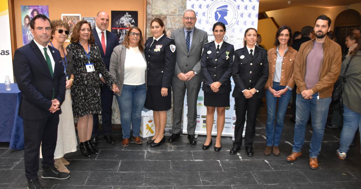 Participantes en el IV Encuentro Nacional de Mujeres Policías en Talavera de la Reina