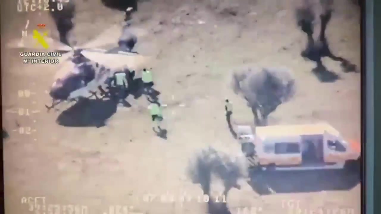 Accidente de Urda: al menos 31 muertos y más de 80 heridos, según García-Page 2 Evacuación en helicóptero de un herido del accidente de Urda